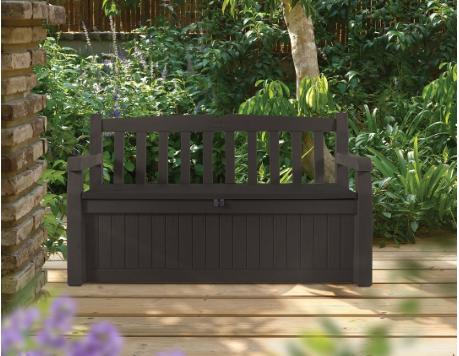 Keter Eden 70 Gallon All Weather Outdoor Patio Storage Garden Bench Deck Box – Only $88.96!