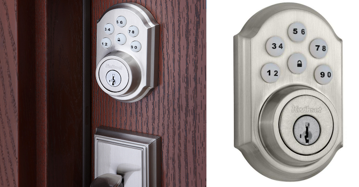 Kwikset SmartKey Electronic Entry Door Deadbolt with Keypad Only $59 Shipped! (Reg. $99)