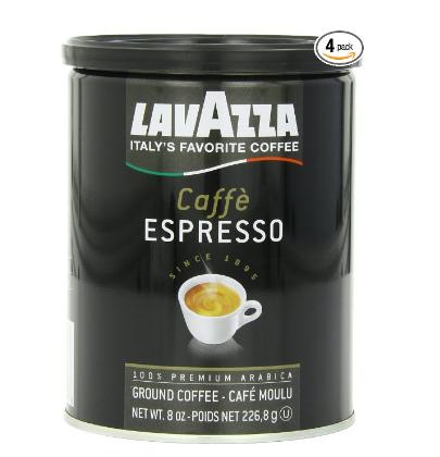 Lavazza Caffe Espresso Medium Ground Coffee (Pack of 4) – Only $16.14!