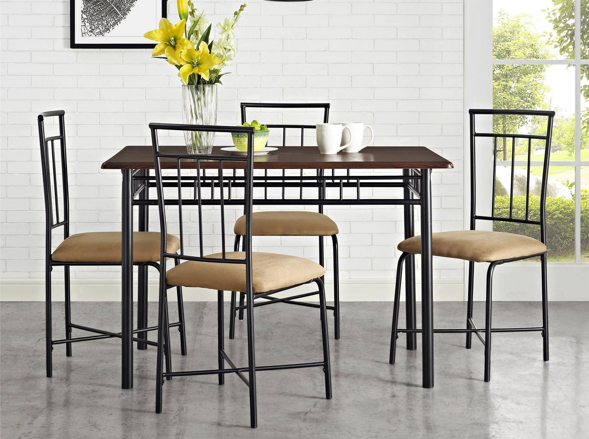 Mainstays 5-piece Dining Set Only $106.67!!