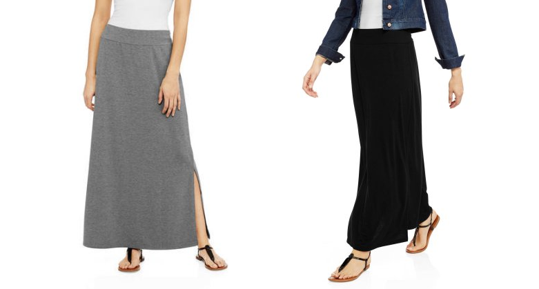 Faded Glory Women’s Classic Maxi Skirt Down to $6.50!