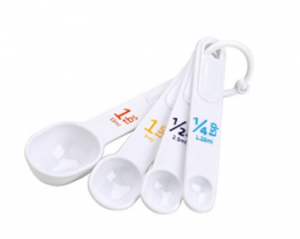 Good Cook Classic Set of 4 Plastic Measuring Spoons $1