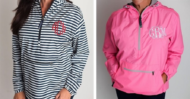 Jane: Monogram Jersey Lined Pullover Only $33.99! The Only Jacket You’ll Need!