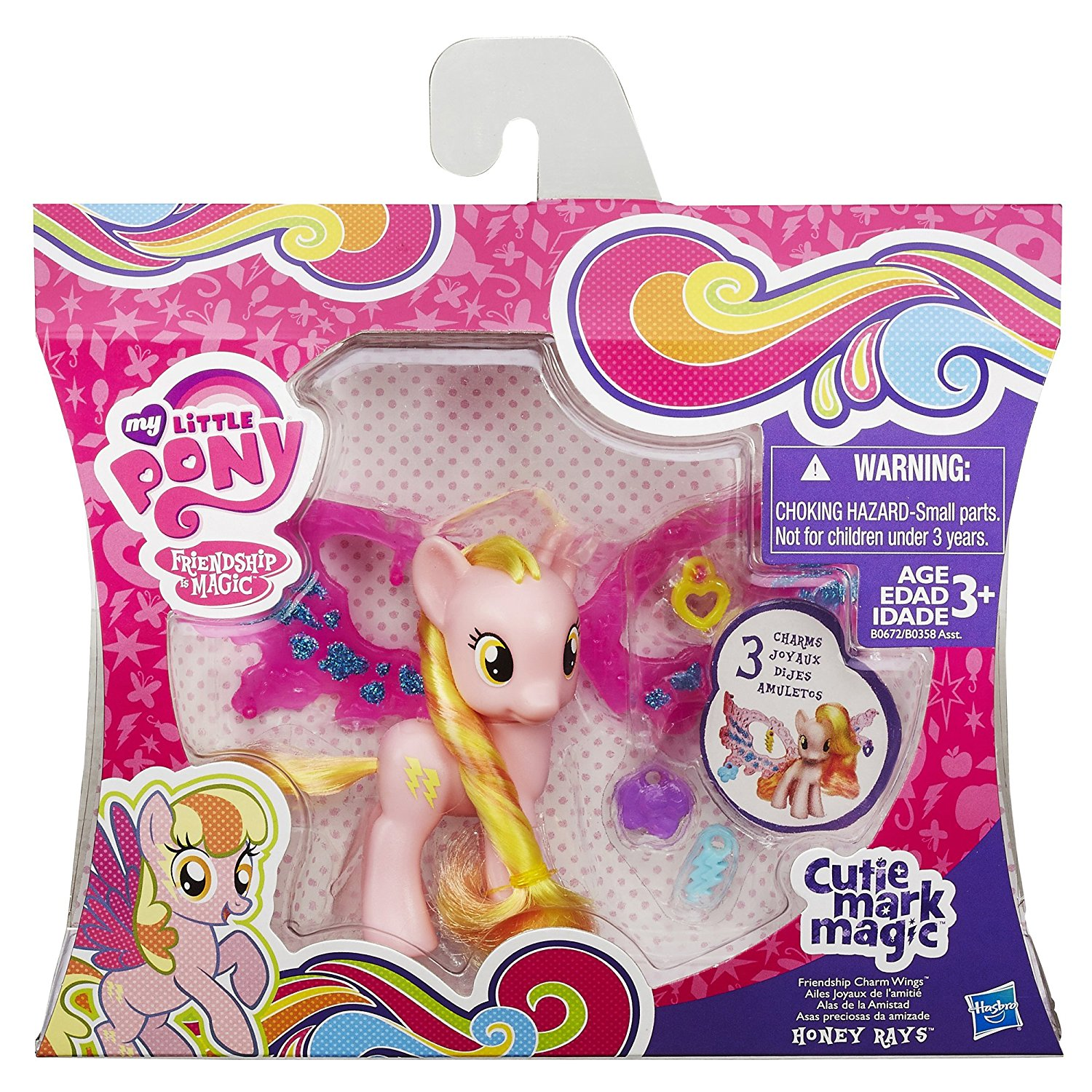 My Little Pony Cutie Mark Magic Friendship Charm Wings Honey Rays Figure Only $6.23!