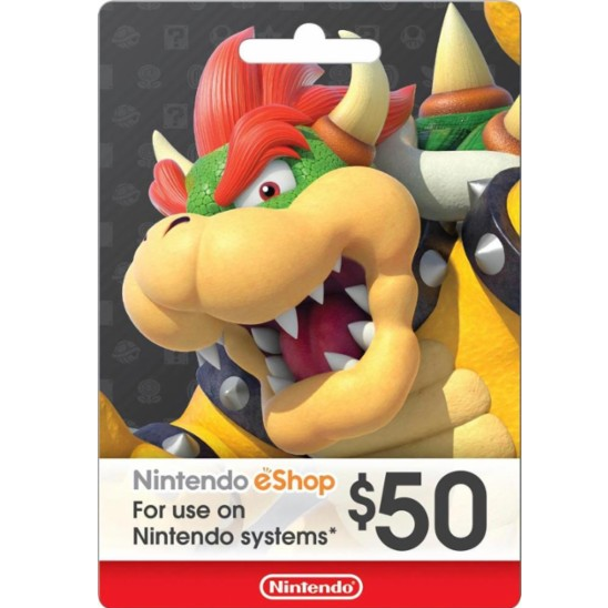 Best Buy: $50 Nintendo eShop Gift Card and $10 Nintendo eShop Gift Card Only $50 Shipped!