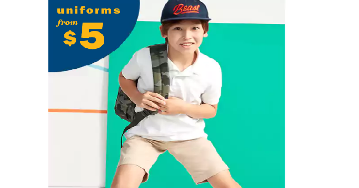 Old Navy: Kids School Uniform Clothes for Only $5.00! (Reg. $12.94)