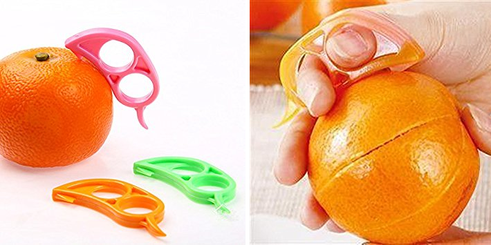 Four Handy Orange Peelers Only $1.01 Shipped! Great for Lunch Pails!