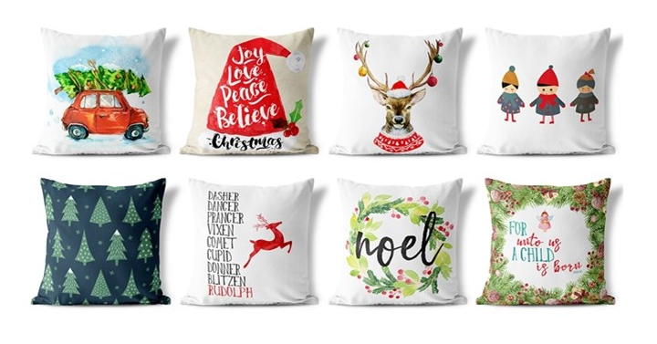 Christmas Pillow Cover Collection Only $5.99 Each!