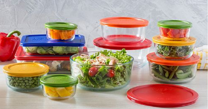 Pyrex 24 Piece Storage Set + 11 Cup Covered Dish Only $32.14 at Kohl’s!
