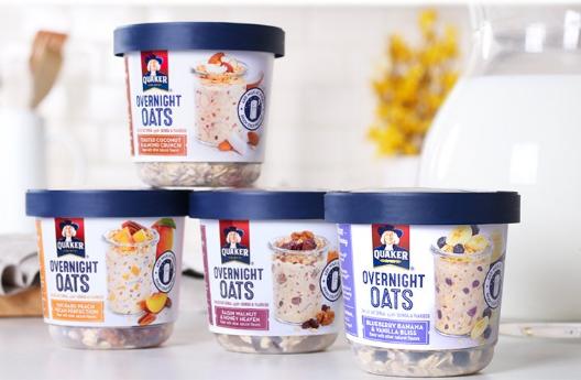 Quaker Overnight Oats, Variety Pack, Breakfast Cereal, 12 Cups – Only $16.79!