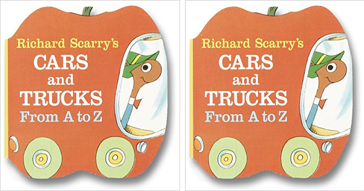Richard Scarry’s Cars & Trucks from A to Z Board Book Only $1.72!