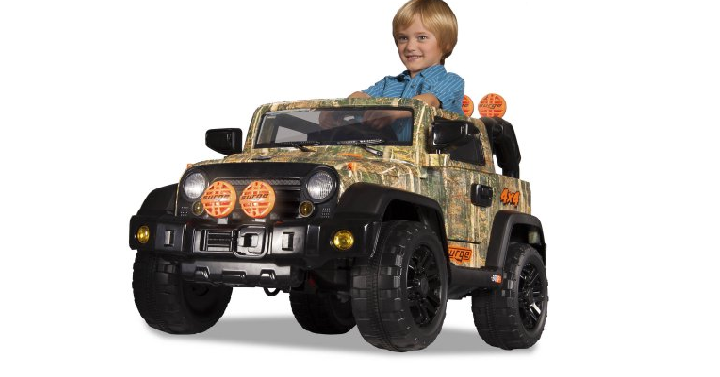 Dynacraft Surge Camo 6V 4X4 Battery-Powered Ride-On Only $79 Shipped! (Reg. $175.53)