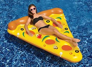 Swimline Giant Inflatable Pizza Raft Just $19.99 + Free Shipping!
