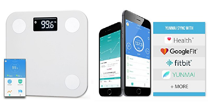 Body Fat Scale with Fitness APP & Body Composition Monitor Just $29.95! (Reg. $89.95)