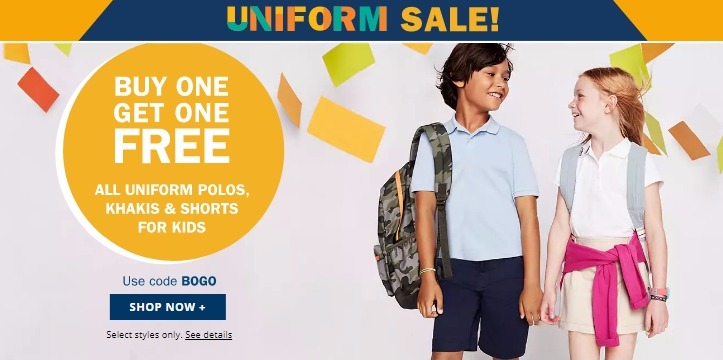 *HOT* FREE Shipping + 30% Off Old Navy! Plus, BOGO Uniforms!