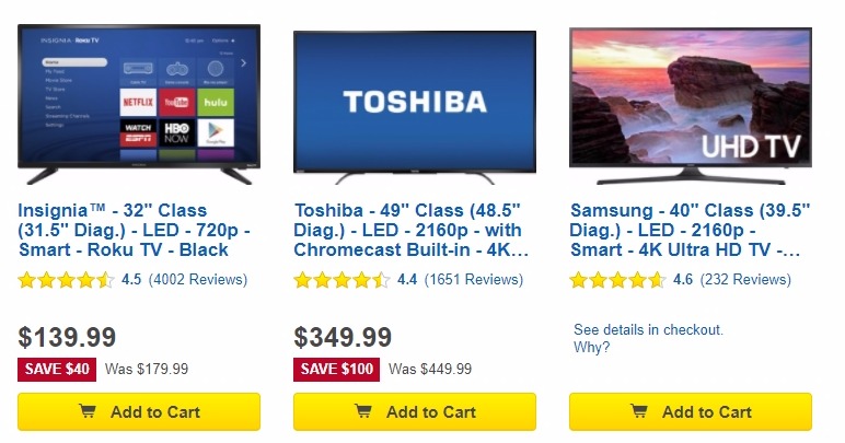 NICE Deals on HDTVs During Best Buy’s Big Deal Day Sale!