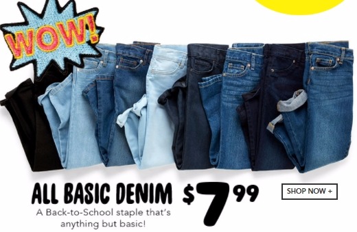 The Children’s Place: Jeans Just $7.99, Graphic Tees Only $3.99, FREE Shipping, and MORE!!!