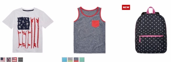 City Streets Kids’ Tees Only $3.50 and Backpacks Only $4.90 at JCP with 30% Off Code!