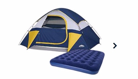 Northwest Territory Sierra Dome Tent with Air Bed Bundle Only $34.98!!