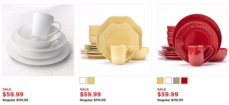 Food Network 16 or 40 Piece Dinnerware Sets Only $39.99! (Reg $119.99)