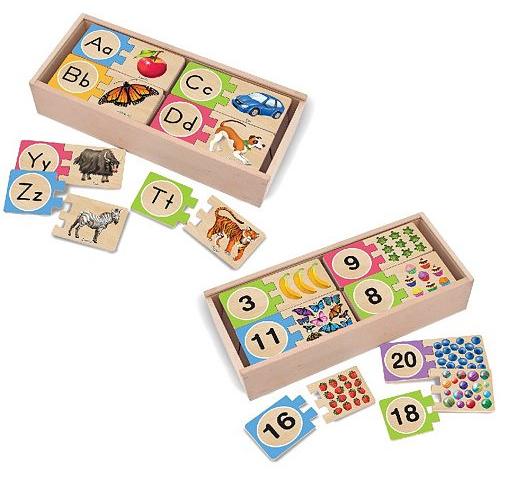 Kohl’s Cardholders: Melissa & Doug 2-Pack Self-Correcting Numbers & Letters Puzzles – Only $15.95 Shipped!