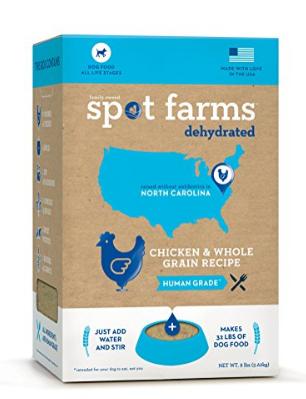 Spot farms Human Grade Dehydrated Dog Food with Whole Grains – Only $34.99!