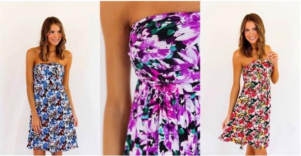 Summer Strapless Dresses – Only $14.99!