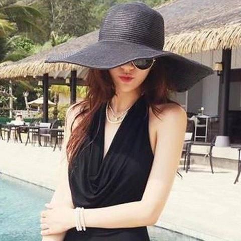 Broad Brimmed Beach Fedora Straw Hat Only $4.69 Shipped!