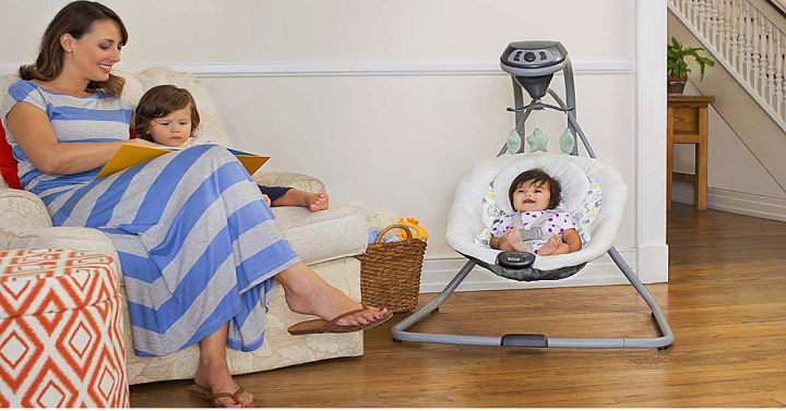 HOT! Graco Simple Sway Swing with Compact Frame Design Only $54.19 Shipped!