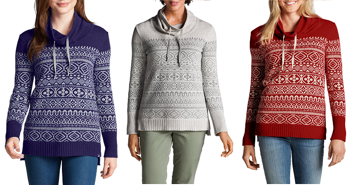 Eddie Bauer: Save An Extra 40% Off Clearance Items + FREE Shipping! Women’s Sweaters Only $11.99 Shipped!