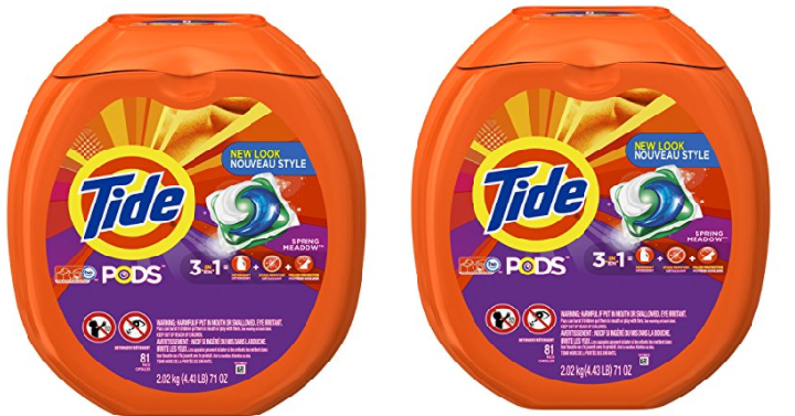 Tide PODS Spring Meadow Laundry Detergent Pacs, 81 count Only $13.97 Shipped!
