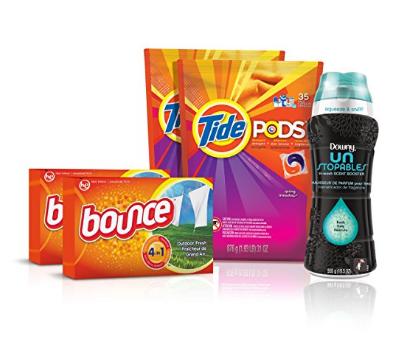 Tide Amazing Laundry Bundle (68 Loads): Tide PODS, Bounce Sheets and Downy Unstopables – Only $23.24!