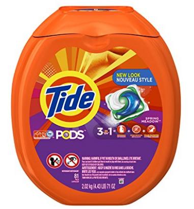 Tide PODS Spring Meadow Scent HE Turbo Laundry Detergent Pacs, 81 Count – Only $13.97!