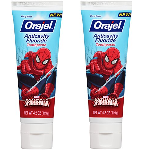 Amazon: Orajel Spider-Man Anticavity Fluoride Toothpaste Only $.98!