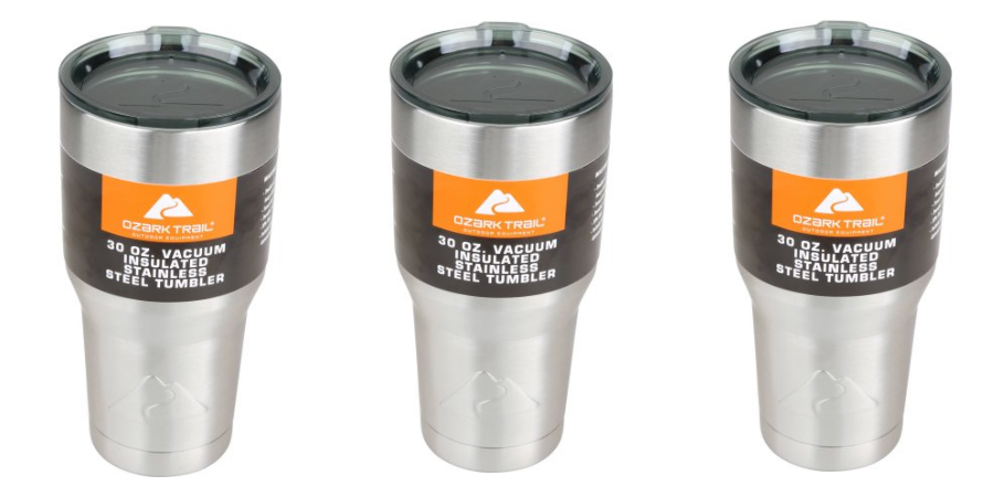 Ozark Trail 30-Ounce Double-Wall Vacuum-Sealed Tumbler Only $6.00!