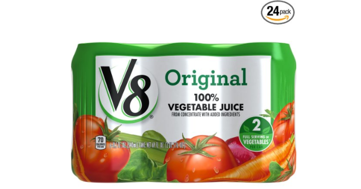 V8 100% Vegetable Juice, Original, 11.5 Ounce (Pack of 24) Only $6.63 Shipped!