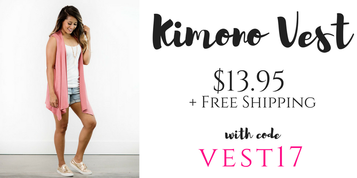Style Steals at Cents of Style – Kimono Vest for $13.95! FREE SHIPPING!