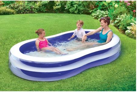 Play Day 103″ Transparent Family Pool – Only $12.56!