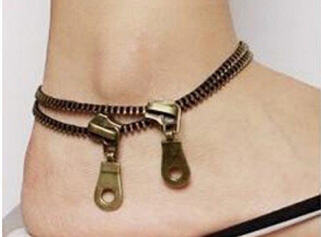Cute Zipper Anklet Only $4.99 Shipped!