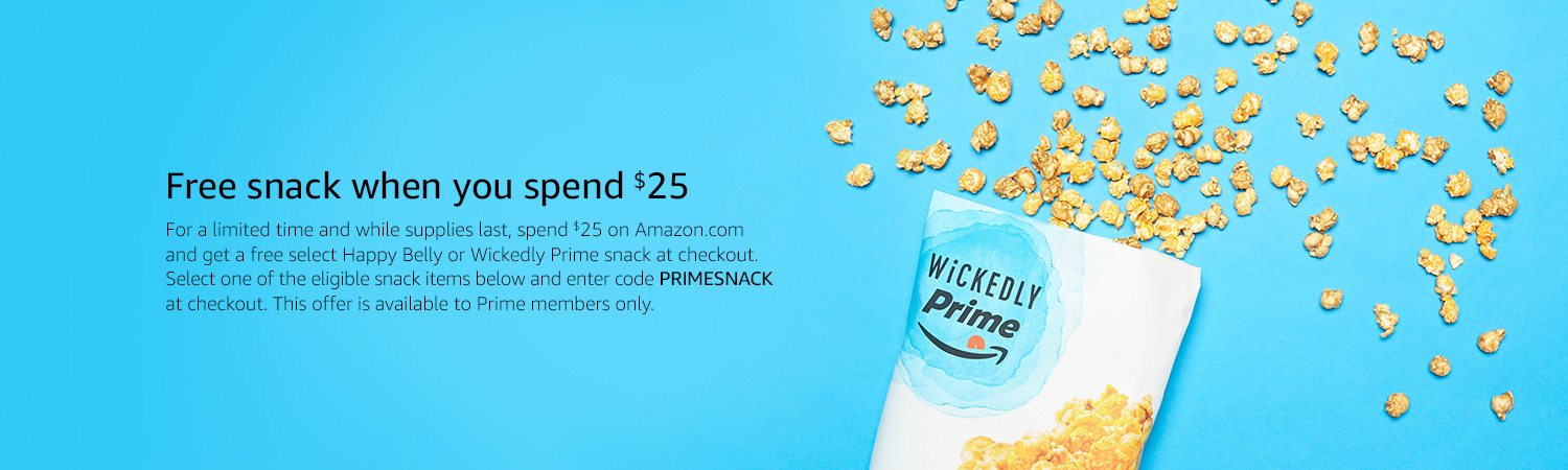 FREE Vitamins or Snacks For Amazon Prime Members With Purchase!