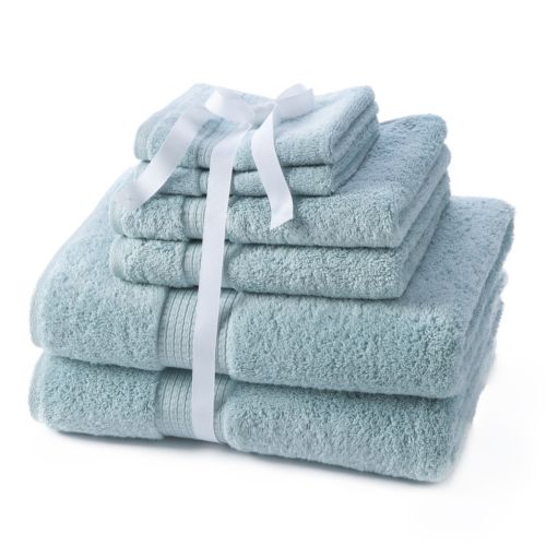 Kohl’s 30% Off! Earn Kohl’s Cash! Spend Kohl’s Cash! Stack Codes! FREE Shipping! Apt. 9 Highly Absorbent 6-pc. Solid Bath Towel Value Pack – Just $27.99!