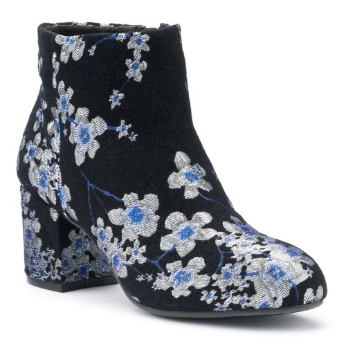 Kohl’s 30% Off! Earn Kohl’s Cash! Spend Kohl’s Cash! Stack Codes! FREE Shipping! SO Web Women’s FLORAL Ankle Boots – Just $27.99! SO CUTE!!!