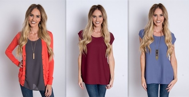 Jane: Everyday Jane Top Only $13.99! 13 Colors With Sizes From XS-3XL!