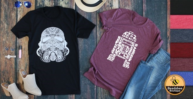 Star Wars Fans! Galaxy Graphic Tees from Jane – 3 Styles in 8 Colors – Just $13.99!