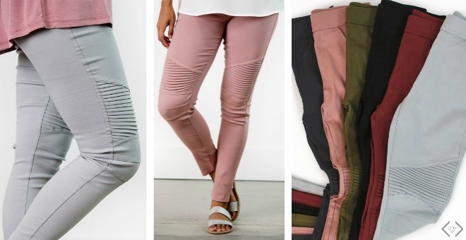 Stretchy Moto Jeggings from Jane – Just $21.99!