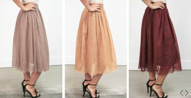 Tulle Midi Skirt from Jane – Just $19.99!