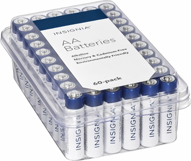 Insignia AA Batteries 60-Pack – Just $6.74!