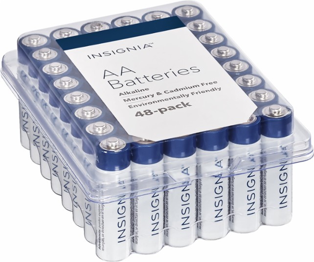 Insignia 48-ct Batteries Only $6.99! (AA or AAA)