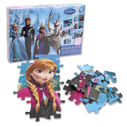 Disney 8 Different Sized Puzzles in One Only $6.09!