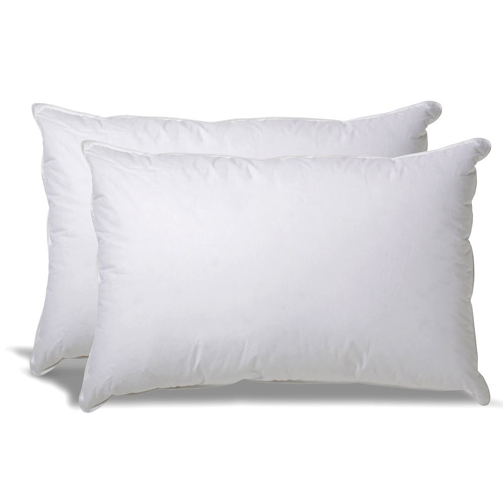 Overfilled Down Alternative Back or Side Sleeper Pillow – Set of 2 – Just $39.99!